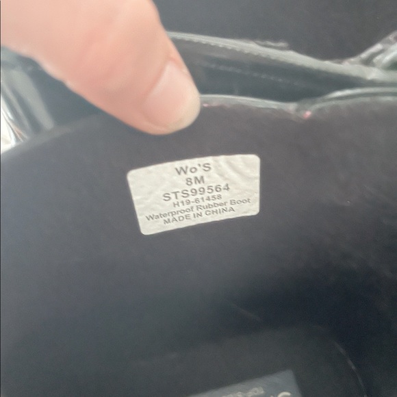 Black Sperry Rain Boots! - Picture 5 of 5